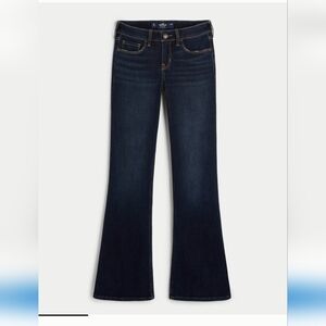 Hollister low rise long dark wash jeans